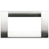 Vimar Idea Classica 4-Module Cover Plate, Clamp Mounting