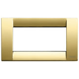 Vimar Idea Classica 4-Module Cover Plate, Clamp Mounting
