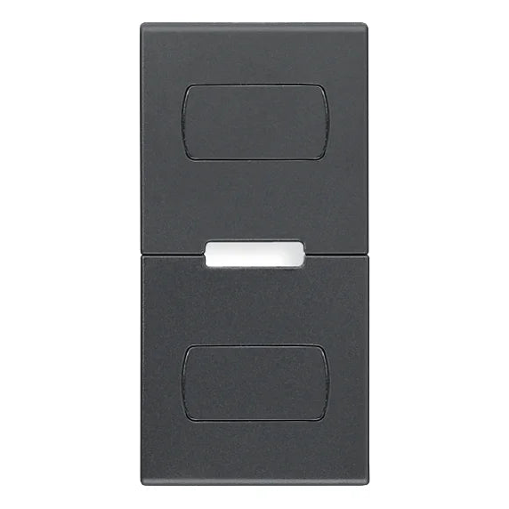 Vimar EIKON Spare 1-Module Interchangeable Button, Thermoplastic