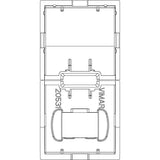 Vimar EIKON Spare 1-Module Interchangeable Button, Thermoplastic