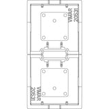 Vimar EIKON Spare 1-Module Interchangeable Button, Thermoplastic