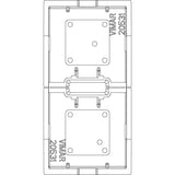 Vimar EIKON Spare 1-Module Interchangeable Button, Thermoplastic