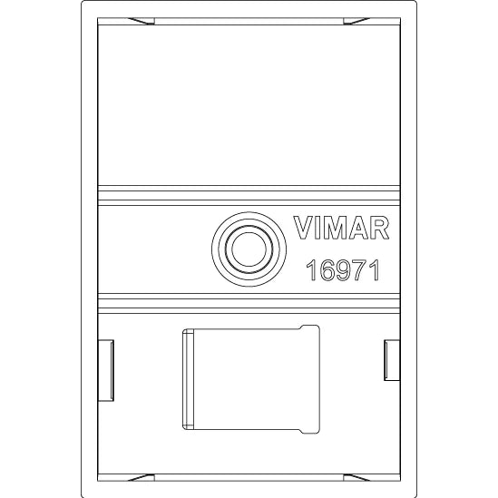 Vimar Idea Interchangeable 1-Module Button, Thermoplastic, Matt