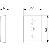 Vimar Idea Interchangeable 1-Module Button, Thermoplastic, Matt