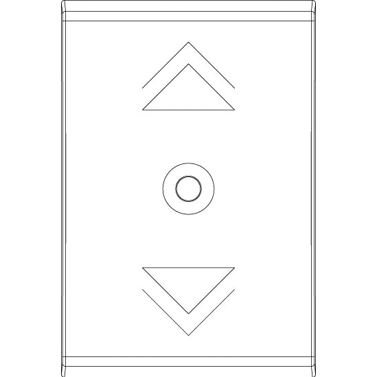 Vimar Idea Interchangeable 1-Module Button, Thermoplastic, Matt