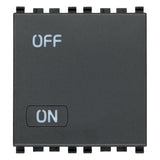 Vimar Eikon 2P 1-Way Switch, 20AX, 250V, IP40, Lightable