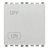 Vimar Eikon 2P 1-Way Switch, 20AX, 250V, IP40, Lightable