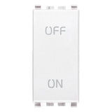 Vimar Eikon 2P 1-Way Switch, 20AX, 250V, IP40, Lightable