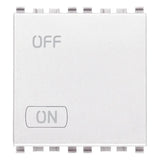 Vimar Eikon 2P 1-Way Switch, 20AX, 250V, IP40, Lightable