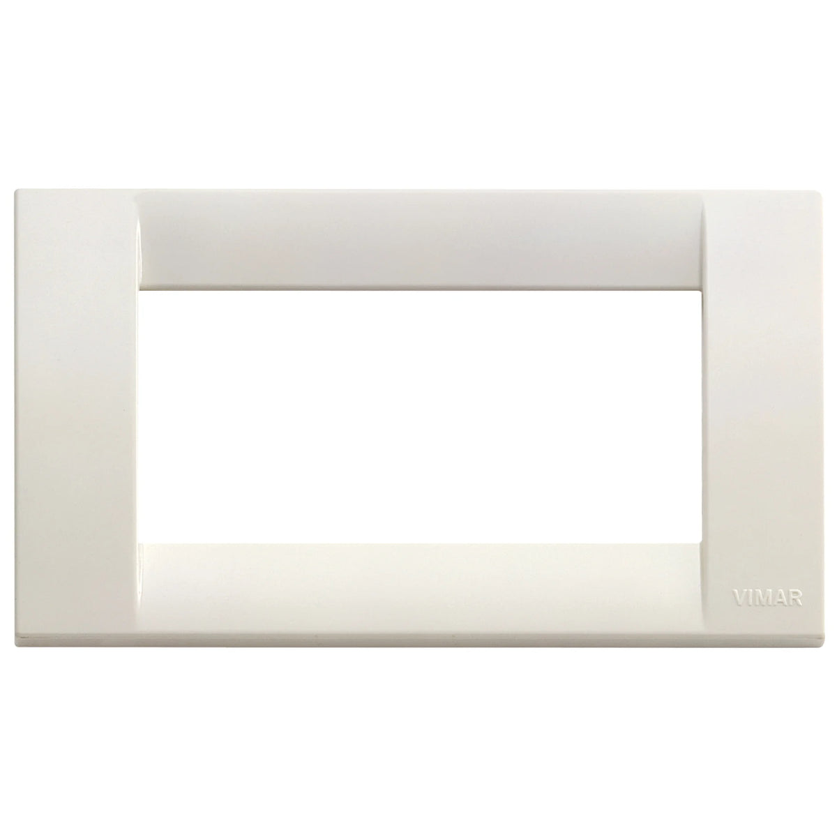 Vimar Idea Classica 4-Module Cover Plate, Horizontal/Vertical Mounting, 145 x 82 mm, Thermoplastic