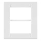Vimar IDEA Classica Cover Plate, 6 (3+3)-Module, Technopolymer