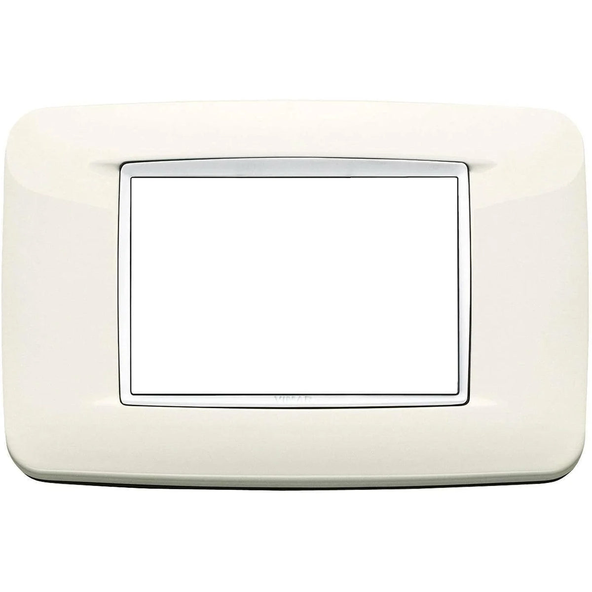 Vimar Eikon 3-Module Round Cover Plate, 120 x 80 mm, For 21613 Frame