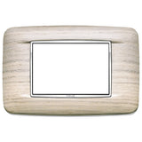 Vimar Eikon 3-Module Round Cover Plate, 120 x 80 mm, For 21613 Frame