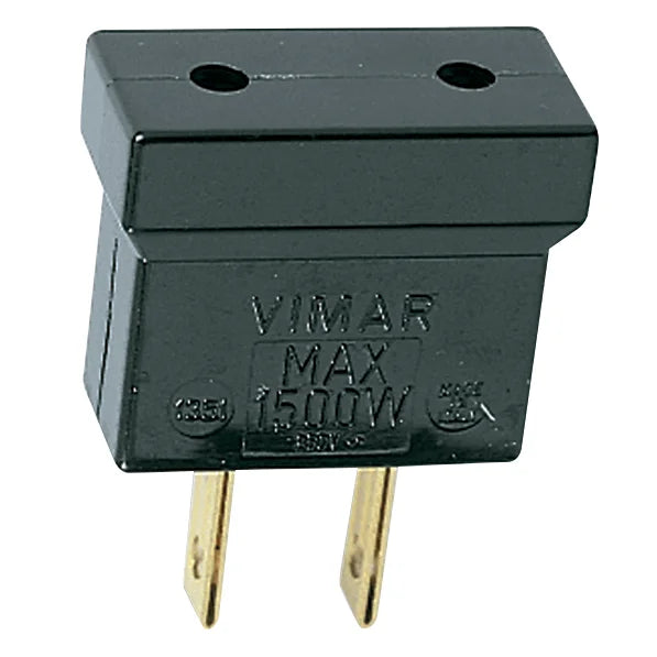 Vimar SICURY 2P USA Adaptor P10 Outlet, 15A, 125V, 1500W