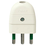 Vimar Mille Series 2P+E 16A Axial Plug, Italian S17, 250V, IP20