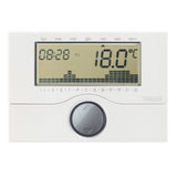 Vimar Surface Battery Timer Thermostat, For Heating and Air-Conditioning Systems, 5(2)A 250V, Daily/Weekly Programming