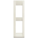 Vimar Idea Classica Cover Plate, 2-Module, Panel Mount, Technopolymer, IP00