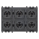 Vimar By-me Plus 6-Button Home Automation Control, 3-Module, RGB LED