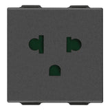Vimar Neve Up 2P+E 16A USA+EU SICURY Outlet, 250V, Flush Mount