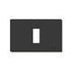Vimar 8000 1-Module Cover Plate, for 3-Module Flush Mounting Boxes, Snap-Fix