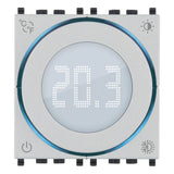 Vimar Dial Thermostat, For Eikon, Arké, Plana, 100-240V, 2 Modules