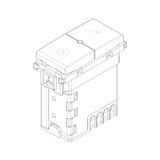 Vimar Plana Universal MASTER Dimmer, Phase-Cutting, IP40, Push Button Control, Flush Mount