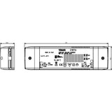 Vimar LED RGB Constant Voltage Driver, For RGB LED Modules, 12/24VDC, 24W, IP20