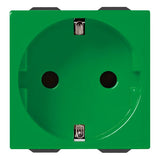 Vimar Neve Up German Standard SICURY Socket Outlet, 2P+E, 16A, 250V, 2 Modules
