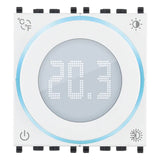Vimar Dial Thermostat, For Eikon, Arké, Plana, 100-240V, 2 Modules