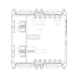 Vimar Dial Thermostat, For Eikon, Arké, Plana, 100-240V, 2 Modules