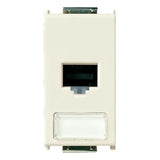 Vimar 8000 Series RJ45 Netsafe Outlet, T568A/B Universal Wiring