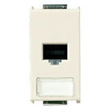 Vimar 8000 Series RJ45 Netsafe Outlet, T568A/B Universal Wiring
