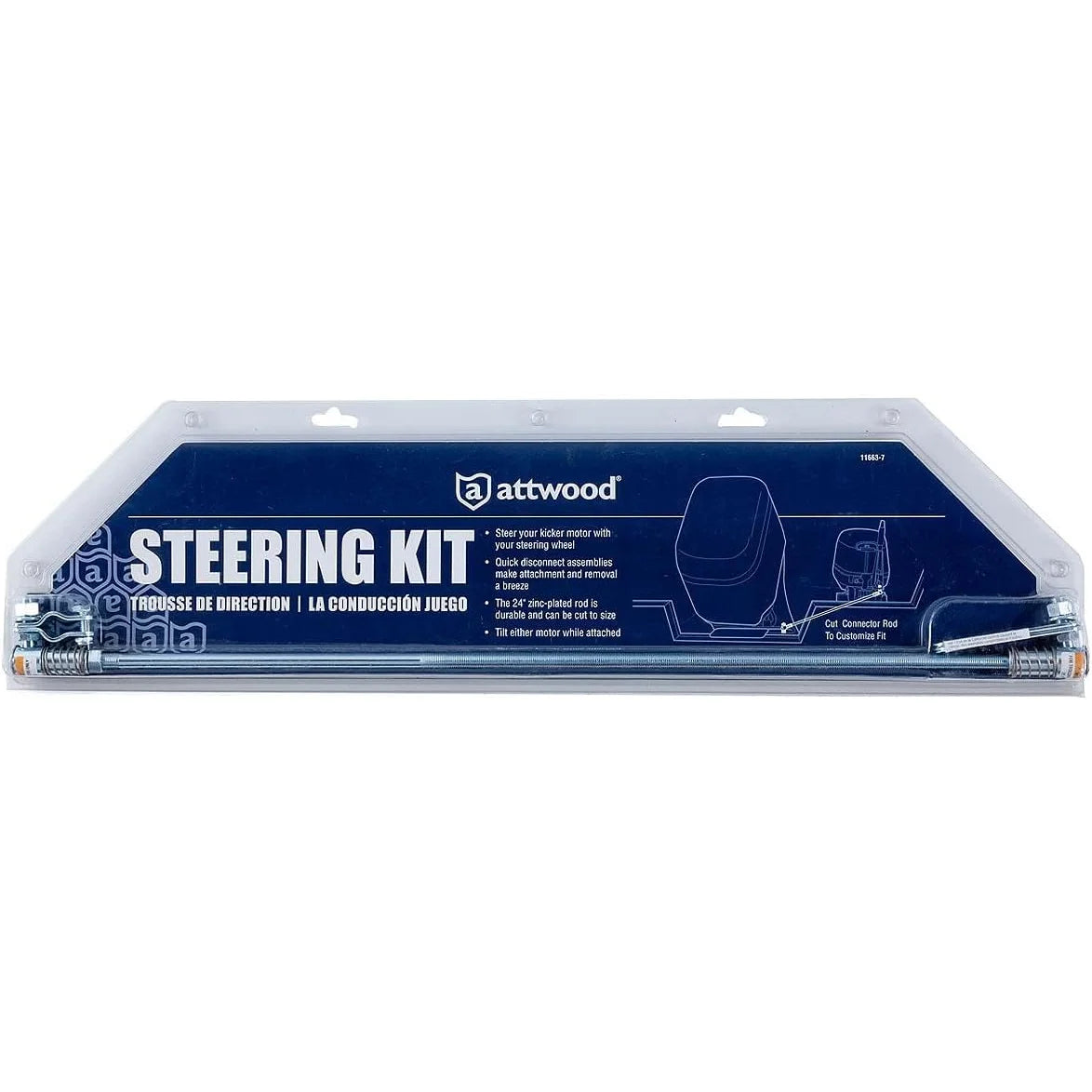 Attwood Marine Motor Link Steering Kit, For Kicker Motors