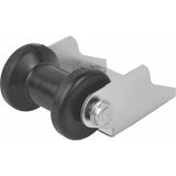 Attwood Marine Trailer Panel Bracket/Keel Roller Assembly, 4 in, Zinc-Plated Steel Bracket