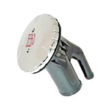 Attwood Marine Round Vented Gas Deck Fill, Angled, Black Plastic, 1-1/2 in Fill Hose, 5/8 in Vent Hose