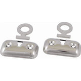 Attwood Marine Mooring Fender Lock Kit, Stainless Steel, Flush-Mount, For 1/2 in Fender Lines, 2pk