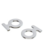 Attwood Marine Mooring Fender Lock Kit, Stainless Steel, Flush-Mount, For 1/2 in Fender Lines, 2pk