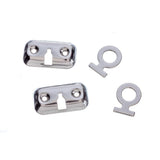 Attwood Marine Mooring Fender Lock Kit, Stainless Steel, Flush-Mount, For 1/2 in Fender Lines, 2pk