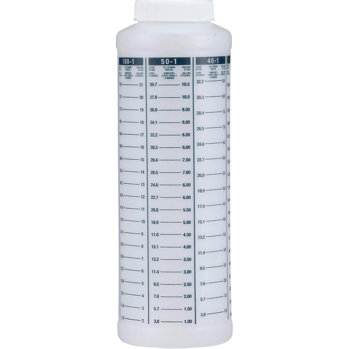 Attwood Marine Fuel/Oil Mixing Bottle, For 2-Cycle Engines, 1 Qt, Wide-Mouth