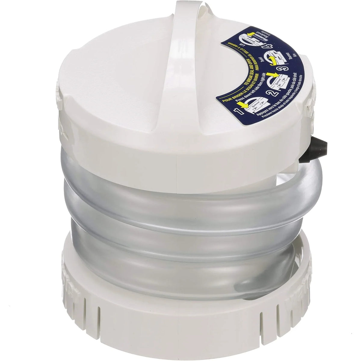 Attwood Marine WaterBuster Portable Submersible Pump, 200 GPH, Battery Powered