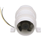 Attwood Marine Turbo 3000 Series Water-Resistant In-Line Bilge Blower, 3 in, 12V, 145 CFM, White Housing
