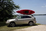 Attwood Marine Kayak Roof Rack Mount, Fits Existing Roof Racks, J-Style, 120 lb Capacity, 2 Straps
