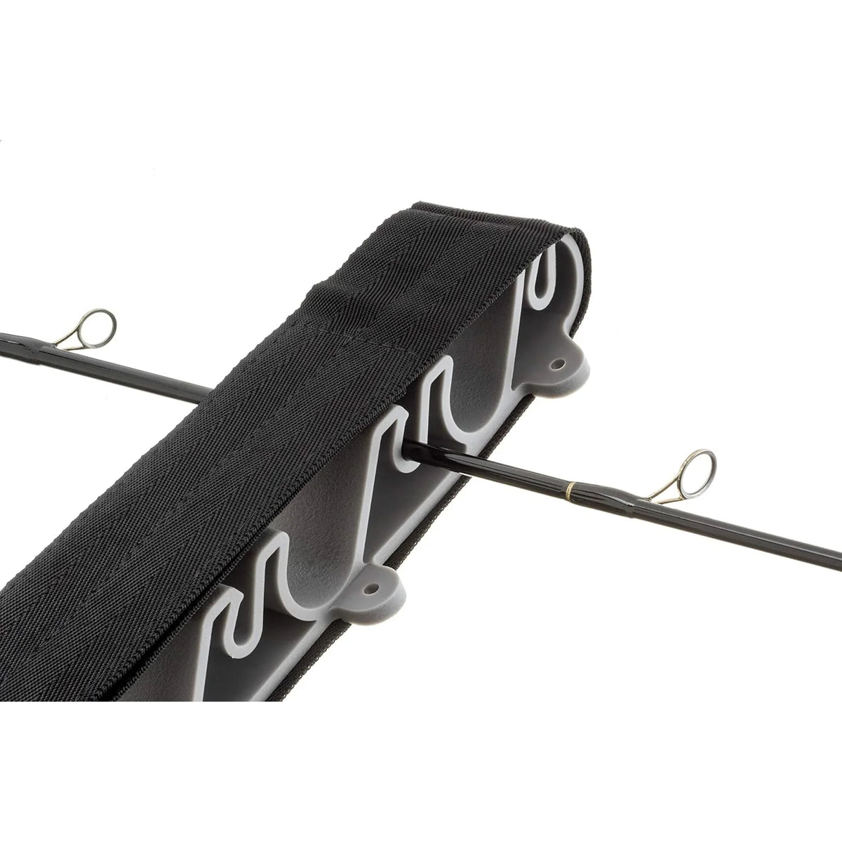 Attwood Marine Vertical Mount Rod Holder, 4-6 Rod Capacity, Rubber Inserts
