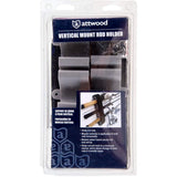 Attwood Marine Vertical Mount Rod Holder, 4-6 Rod Capacity, Rubber Inserts