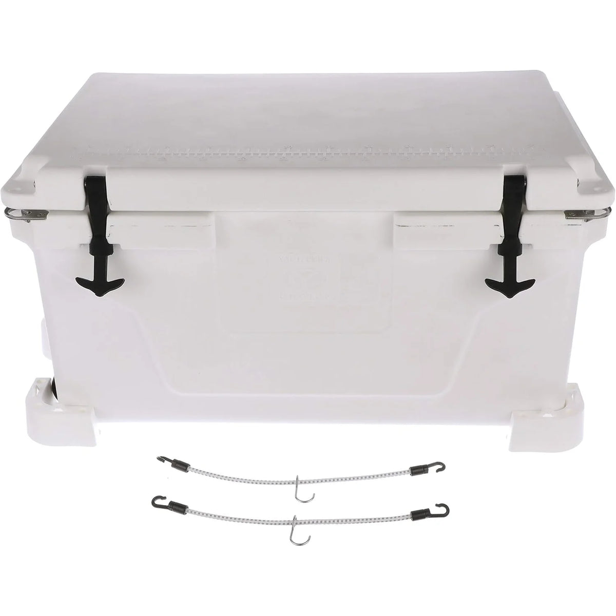 Attwood Marine Cooler Mounting Kit, 4 Corner Brackets, 2 Elastic Cords