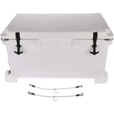 Attwood Marine Cooler Mounting Kit, 4 Corner Brackets, 2 Elastic Cords