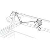 Attwood Marine Anchor Lift System, 12 lb Anchor Capacity, Bow or Stern Mount, Heavy-Gauge Powder-Coated Steel