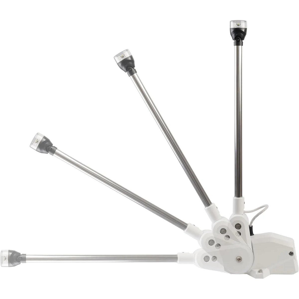 Attwood Marine 6100 Series PowerBase Automated Light Mount, For LightArmor LED All-Round and Masthead Lights, 12V
