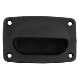 Attwood Marine Flush Hatch Pull, Low-Profile, ABS, Black Textured Finish
