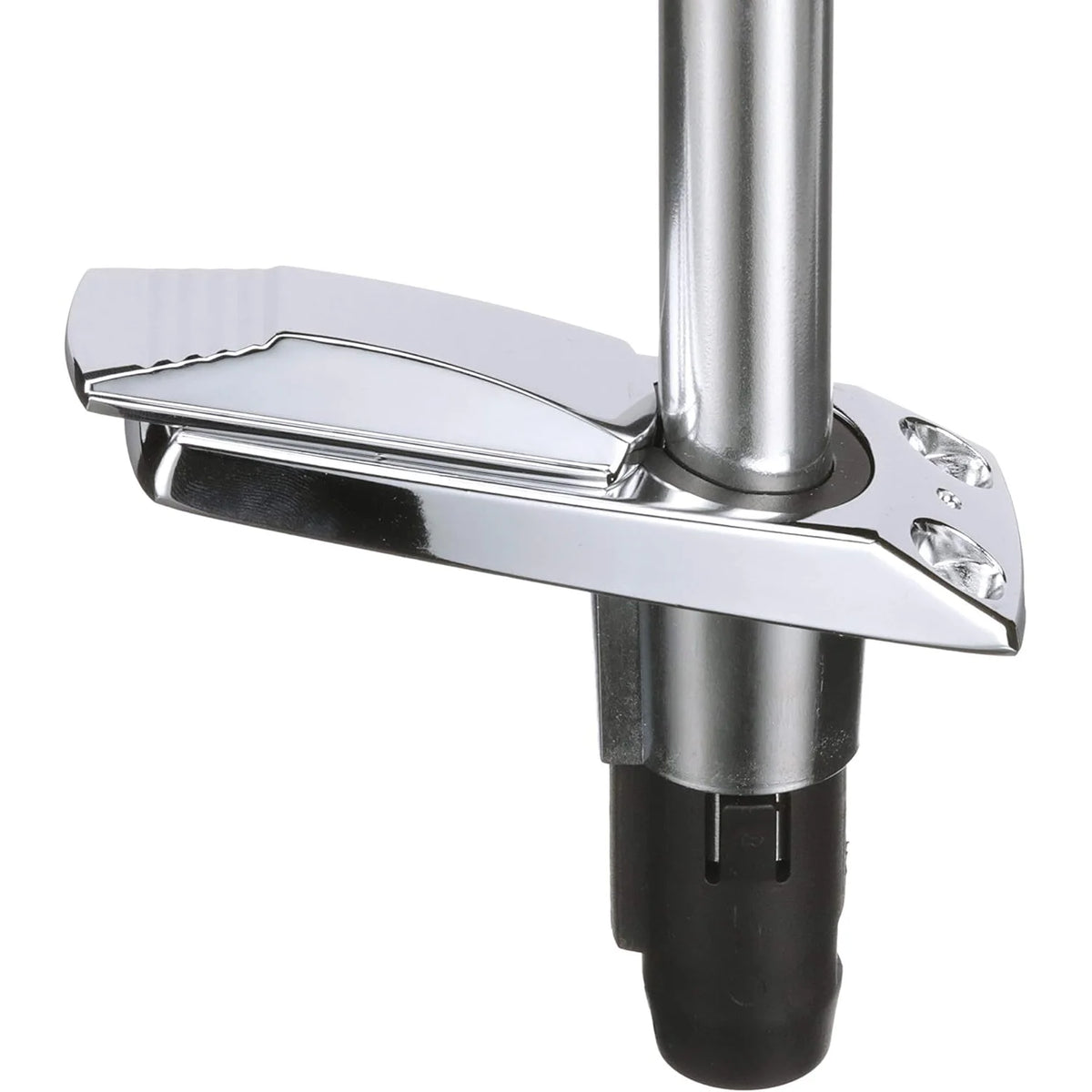 Attwood Marine Rectangle 2-Pin Pole Light Base, For 12 Degree Angled Poles, 12V, Zamak, 4 x 1-5/8 in